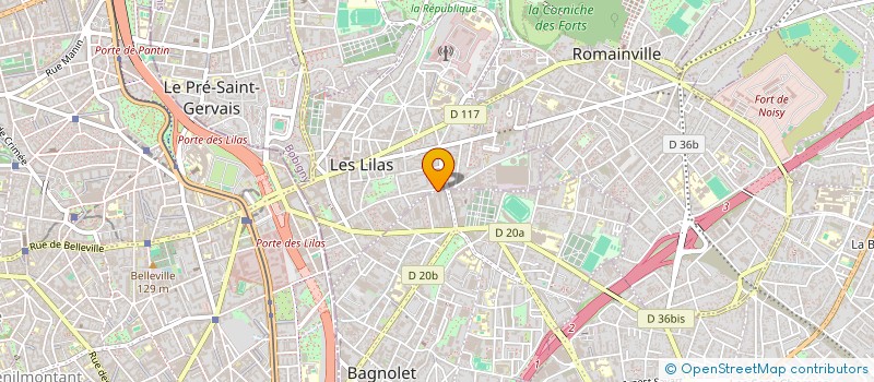 localisation de l'entreprise MONSIEUR GEORGES PINHEIRO à BAGNOLET