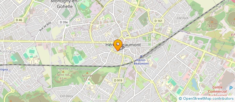 localisation de l'entreprise MONSIEUR GEORGES PIRLET à HENIN-BEAUMONT