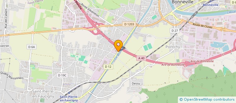 localisation de l'entreprise MONSIEUR GEORGES PLANTAZ  SAINT-PIERRE-EN-FAUCIGNY