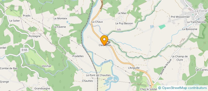 localisation de l'entreprise MONSIEUR GEORGES POCHEBONNE  AMBERT