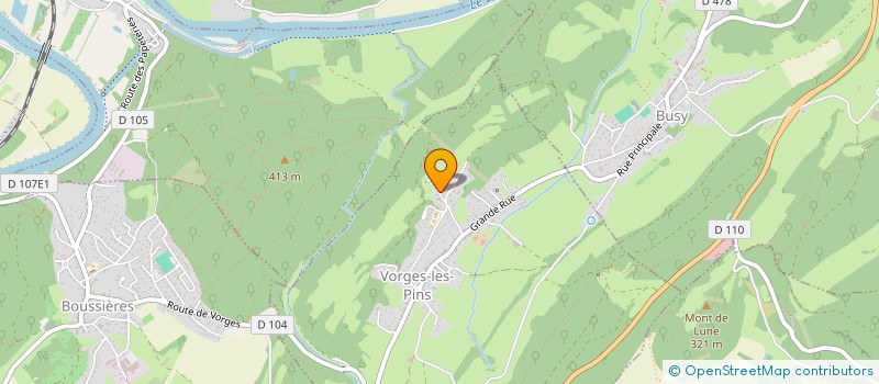 localisation de l'entreprise MONSIEUR GEORGES POITREY  VORGES-LES-PINS