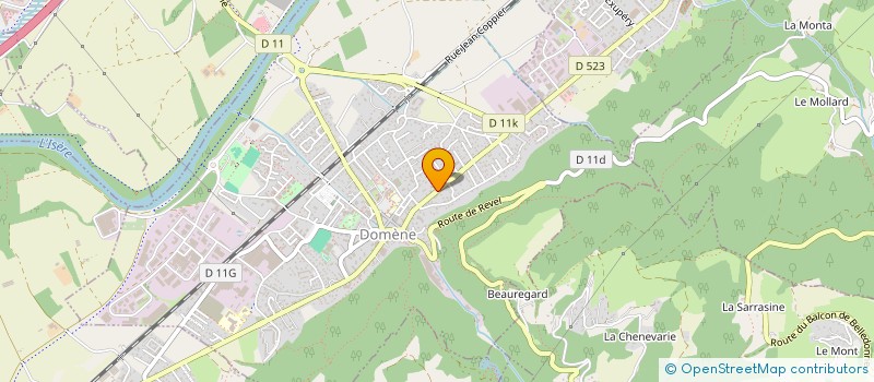 localisation de l'entreprise MONSIEUR GEORGES POMMIER  DOMENE