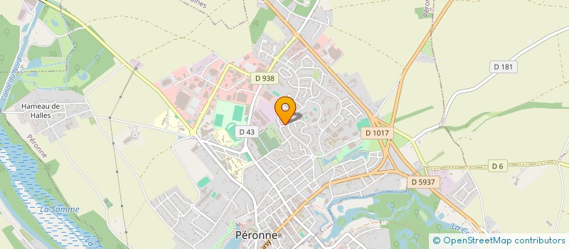 localisation de l'entreprise MONSIEUR GEORGES PONCET  PERONNE