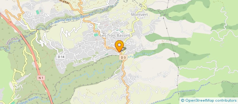 localisation de l'entreprise MONSIEUR GEORGES PONIN  LES TROIS-BASSINS