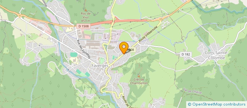 localisation de l'entreprise MONSIEUR GEORGES PORCHERAY  FAVERGES-SEYTHENEX