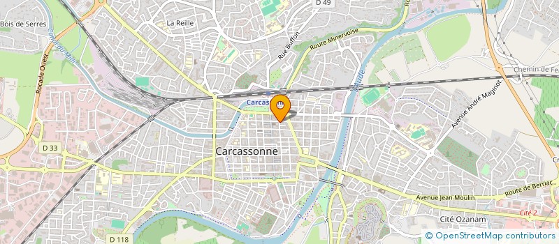 localisation de l'entreprise MONSIEUR GEORGES PORTES à CARCASSONNE