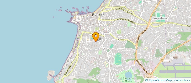 localisation de l'entreprise MONSIEUR GEORGES POURTEAU à BIARRITZ
