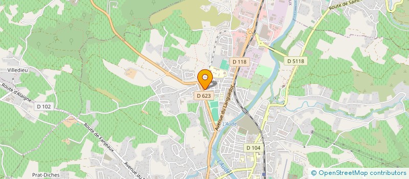 localisation de l'entreprise MONSIEUR GEORGES POUS à LIMOUX