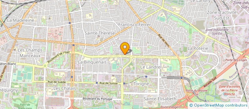 localisation de l'entreprise MONSIEUR GEORGES PRETET à RENNES