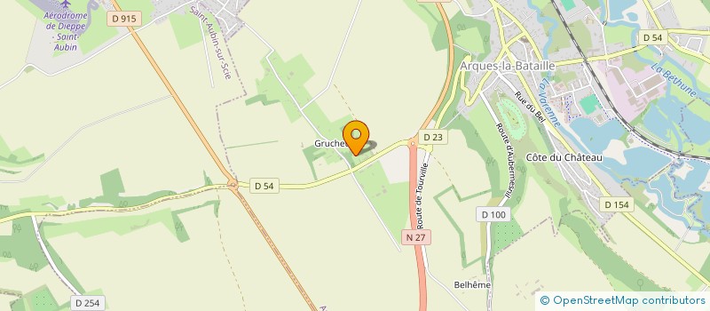 localisation de l'entreprise MONSIEUR GEORGES PREVOST  ARQUES-LA-BATAILLE