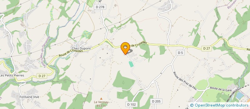 localisation de l'entreprise MONSIEUR GEORGES PREVOST  FILLIERE