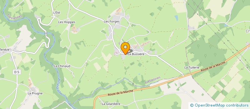 localisation de l'entreprise MONSIEUR GEORGES PRIOU  FRESSELINES