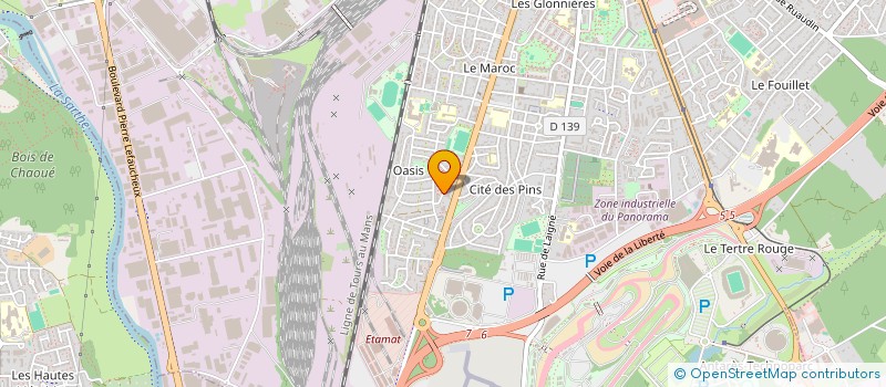 localisation de l'entreprise MONSIEUR GEORGES PROVOST  LE MANS