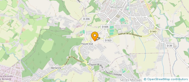 localisation de l'entreprise MONSIEUR GEORGES PUCHEU  MORLAAS