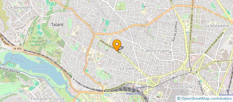 localisation de l'entreprise MONSIEUR GEORGES PUGET à DIJON