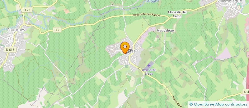 localisation de l'entreprise MONSIEUR GEORGES PUIG  PASSA