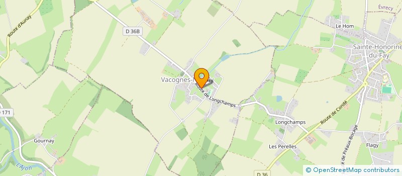 localisation de l'entreprise MONSIEUR GEORGES QUESNEL  SAINTE-HONORINE-DU-FAY