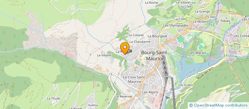 localisation de l'entreprise MONSIEUR GEORGES QUEY  BOURG-SAINT-MAURICE