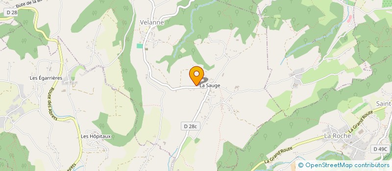 localisation de l'entreprise MONSIEUR GEORGES QUEYRON  VELANNE