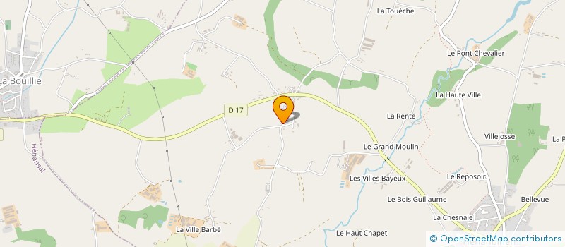 localisation de l'entreprise MONSIEUR GEORGES QUIMERCH  HENANBIHEN