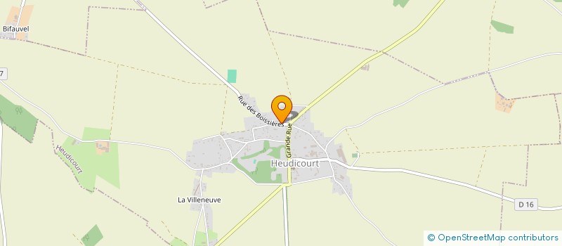 localisation de l'entreprise MONSIEUR GEORGES QUIROS  HEUDICOURT