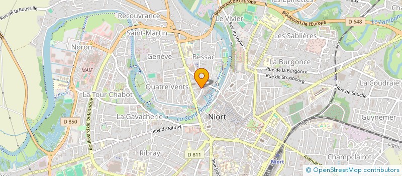 localisation de l'entreprise MONSIEUR GEORGES RABASSE à NIORT