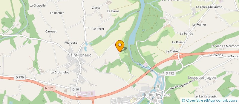 localisation de l'entreprise MONSIEUR GEORGES RAICHMAN à JUGON-LES-LACS