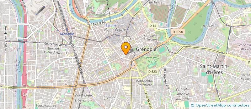 localisation de l'entreprise MONSIEUR GEORGES RAJON à GRENOBLE