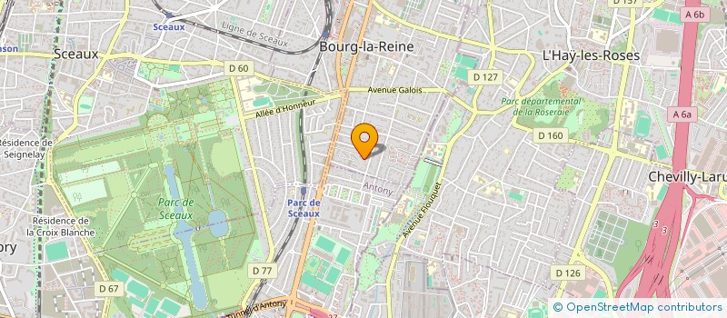 localisation de l'entreprise MONSIEUR GEORGES RAKIC à BOURG-LA-REINE