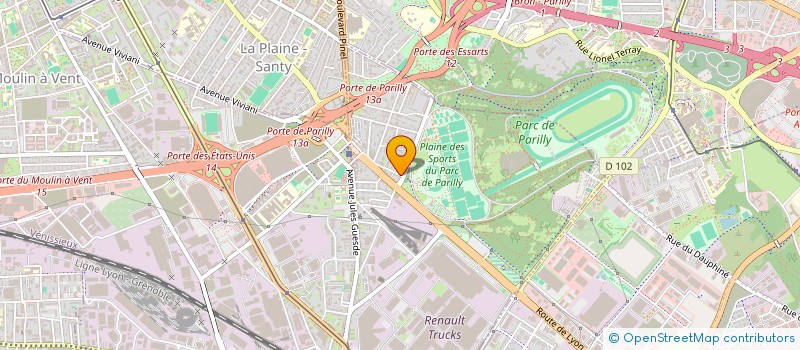 localisation de l'entreprise MONSIEUR GEORGES RAMBAUD  VENISSIEUX