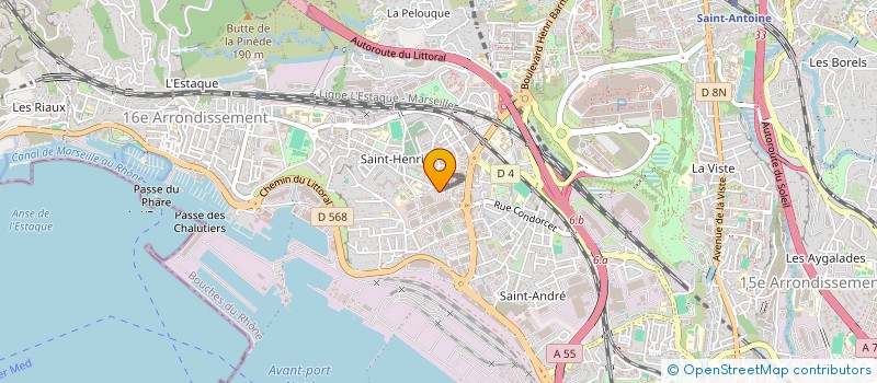 localisation de l'entreprise MONSIEUR GEORGES RANNOU à MARSEILLE