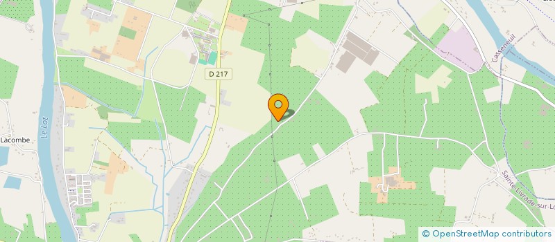 localisation de l'entreprise MONSIEUR GEORGES RASCOUAILLES à SAINTE LIVRADE SUR LOT