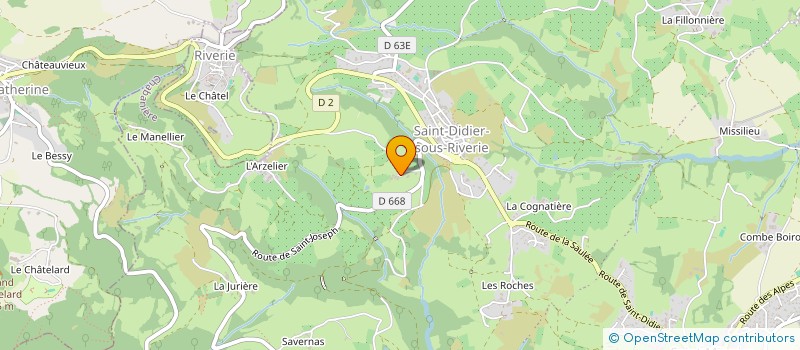 localisation de l'entreprise MONSIEUR GEORGES RAYMOND  CHABANIERE