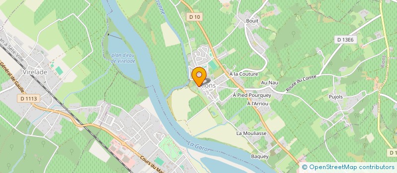 localisation de l'entreprise MONSIEUR GEORGES RAYNAUD  RIONS