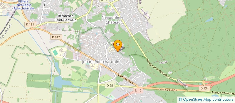 localisation de l'entreprise MONSIEUR GEORGES REGNAUDIN  JOUARS-PONTCHARTRAIN