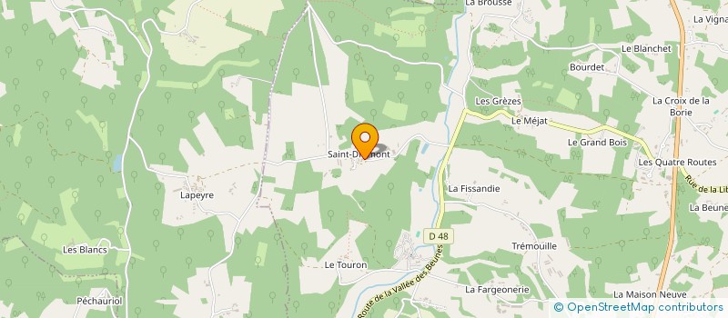 localisation de l'entreprise MONSIEUR GEORGES REGNIER  SAINT-GENIES