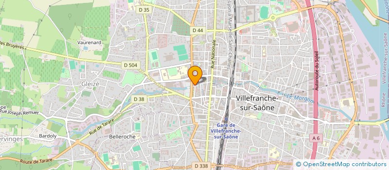 localisation de l'entreprise MONSIEUR GEORGES REINHARD  VILLEFRANCHE-SUR-SAONE