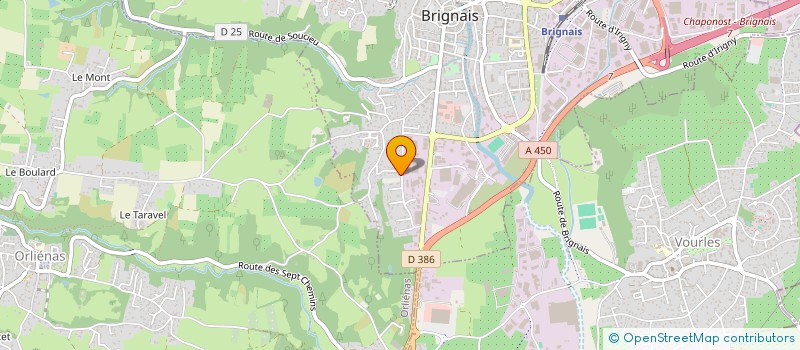 localisation de l'entreprise MONSIEUR GEORGES REMILLY à BRIGNAIS