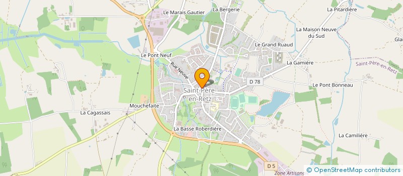 localisation de l'entreprise MONSIEUR GEORGES RENAUDIN à SAINT-PERE-EN-RETZ