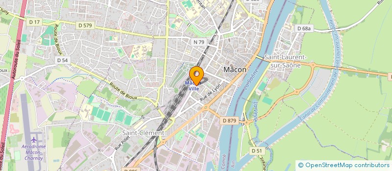 localisation de l'entreprise MONSIEUR GEORGES RENOUX à MACON