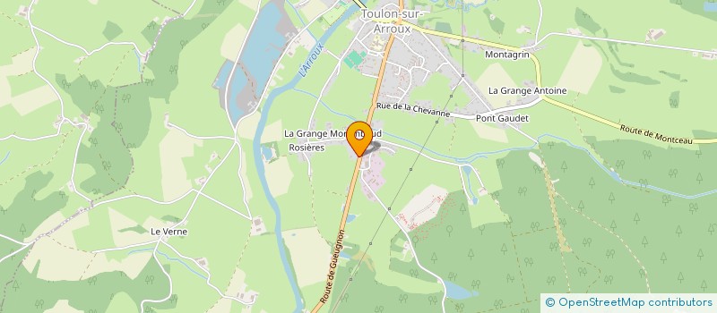 localisation de l'entreprise MONSIEUR GEORGES REVENEAU  TOULON-SUR-ARROUX