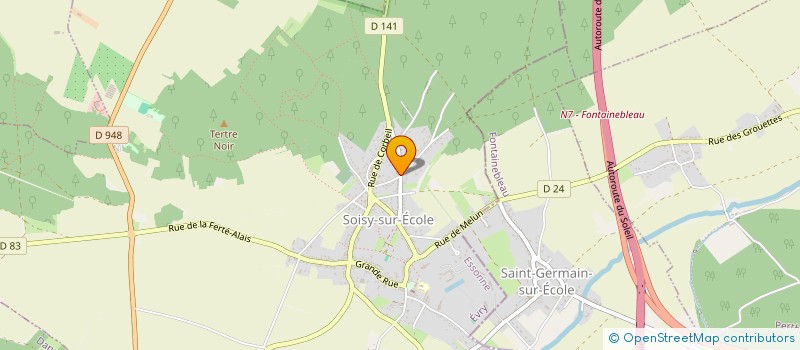 localisation de l'entreprise MONSIEUR GEORGES REYNARD  SOISY-SUR-ECOLE