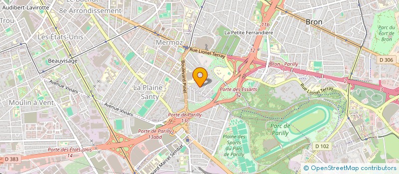 localisation de l'entreprise MONSIEUR GEORGES REYNAUD à BRON