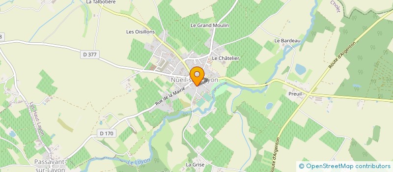 localisation de l'entreprise MONSIEUR GEORGES RICHARD à LYS-HAUT-LAYON