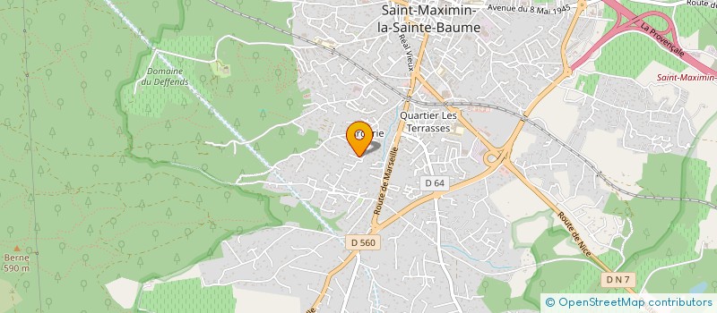 localisation de l'entreprise MONSIEUR GEORGES RICHET à SAINT-MAXIMIN-LA-SAINTE-BAUME