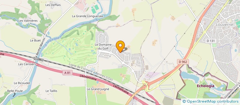 localisation de l'entreprise MONSIEUR GEORGES RICOULT à CHANGE