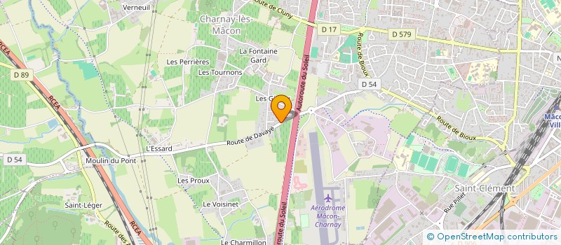 localisation de l'entreprise MONSIEUR GEORGES RIGAUDIER  CHARNAY-LES-MACON