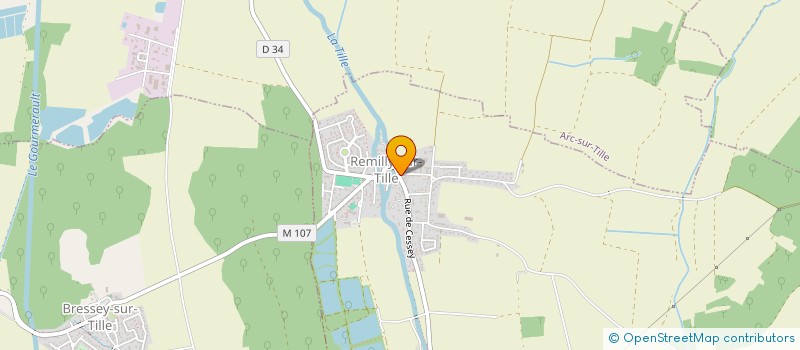 localisation de l'entreprise MONSIEUR GEORGES RIOT  REMILLY-SUR-TILLE