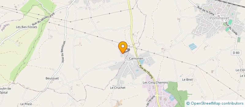localisation de l'entreprise MONSIEUR GEORGES RIOU à LANGUEUX