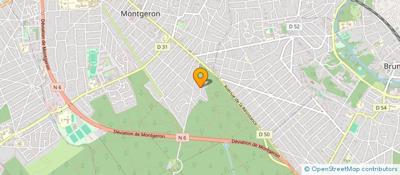 localisation de l'entreprise MONSIEUR GEORGES RIOU  MONTGERON